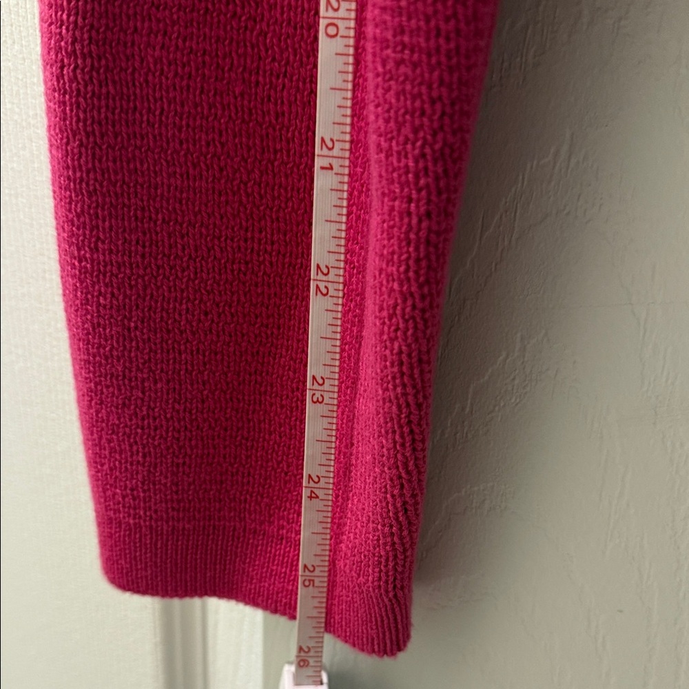 J. Crew Vibrant Pink Cardigan Sweater - Picture 7 of 9